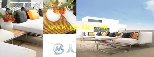 Gloster Furniture Collection C4D家具模型模型合辑的图片1