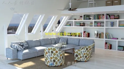 现代简单大方的室内家具3D模型合辑的图片2