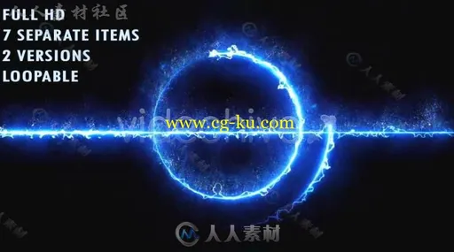 未来派炫酷震撼霓虹能量发光粒子光线路径展示AE模板Videohive Energy Light Strea的图片3