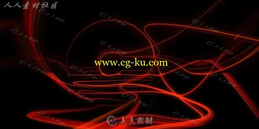 炫酷TVart天津包装 C4D原版工程(光线)的图片1