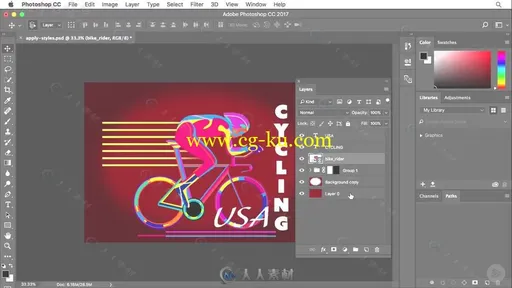 PS图层样式使用技术视频教程 PLURALSIGHT PHOTOSHOP CC MASTERING LAYER S的图片1