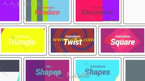467种创意动态图形视频动画转场效果幻灯片展示AE模板Videohive 467 Animated Tra的图片3