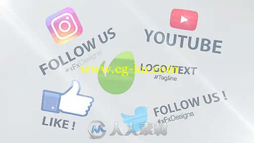 8种现代企业快速简单的标志动画展示AE模板Videohive 8 Corporate Quick Logo Anim的图片1