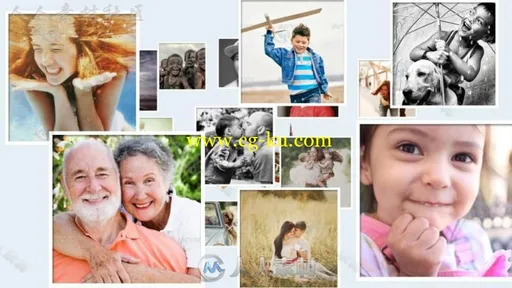 创意3D空间照片展示幻灯片相册动画AE模板Videohive Clean 3D Photos Slideshow Bu的图片1