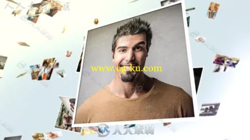 创意3D空间照片展示幻灯片相册动画AE模板Videohive Clean 3D Photos Slideshow Bu的图片3
