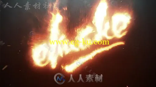 炫酷炙热烈焰影视标志LOGO演绎AE模板 Videohive Fire Logo 19209644的图片3