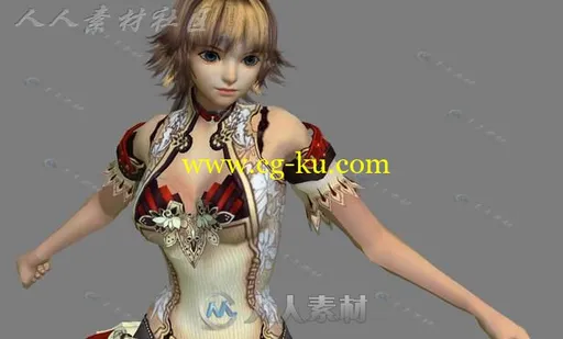 3D次时代游戏《真名法典》zeph3D模型 带动作的图片3