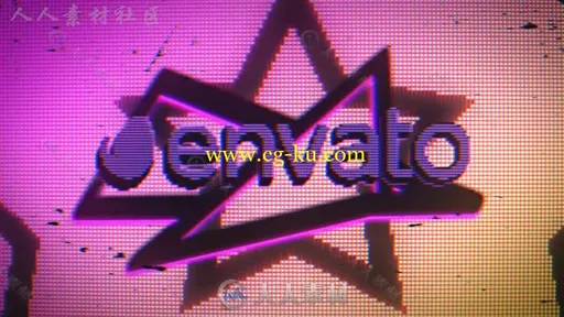 80年代复古动感线条展示标志LOGO演绎AE模板Videohive Retro Logo Reveal Pack Vol的图片4
