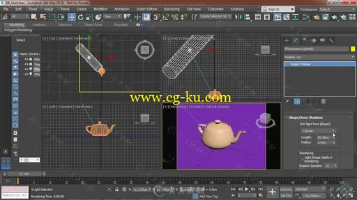 3dsmax灯光照明技术基础核心训练视频教程 PLURALSIGHT 3DS MAX LIGHTING FUNDAMENTALS的图片3
