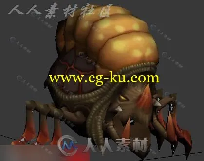 魔幻变异可怕臭虫3D模型的图片1