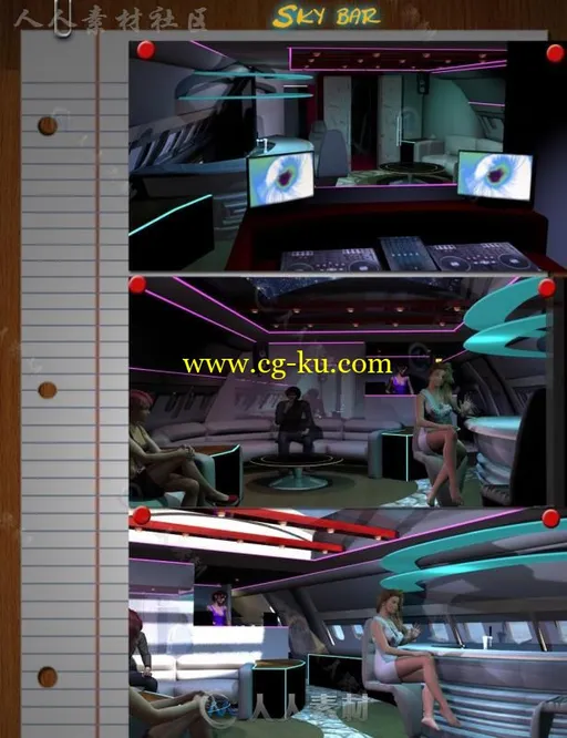 世界上最大超豪华的VIP乘客客机3D模型合辑的图片14