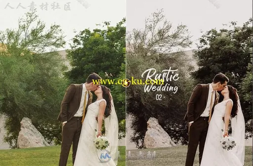 50款美丽的天然色调真实的电影风格婚礼Lightroom预设的图片4