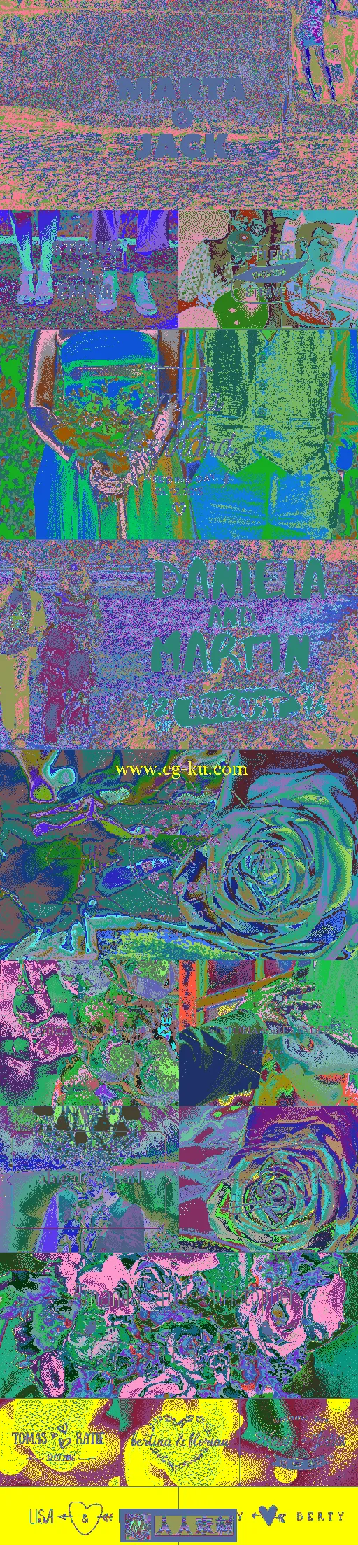 浪漫优雅婚礼主题标题排版动画展示幻灯片AE模板 Videohive Wedding Titles 16778091的图片2