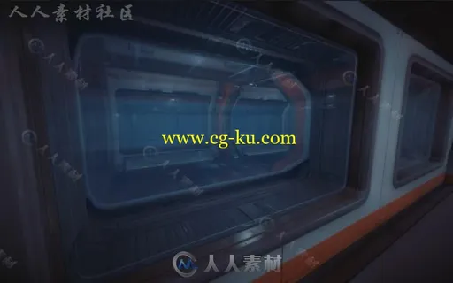 科幻实验室环境3D模型Unity游戏素材资源的图片1