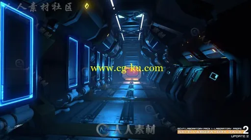 科幻实验室环境3D模型Unity游戏素材资源的图片12