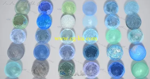 72个现实好看的水流、水面C4D材质的图片1