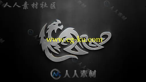 炫酷白光闪耀电影标志展示LOGO演绎AE模板 Videohive Platinum Logo 17930183的图片1