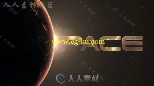 简单易用逼真的宇宙空间标志展示LOGO演绎AE模板Videohive Space Logo Reveal 1495的图片5