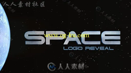 简单易用逼真的宇宙空间标志展示LOGO演绎AE模板Videohive Space Logo Reveal 1495的图片6
