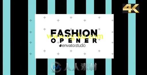 黑白风格时尚动感魅力时装秀推广视频AE模板 Videohive Fashion Promo 20198832的图片1