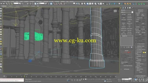 3dsmax太空舱寺庙磨碎模拟技术视频教程 CMIVFX 3DS MAX DESTRUCTION ART WITH M-PA的图片3