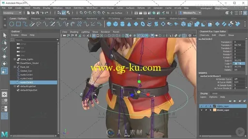 Maya游戏角色制作基础核心训练视频教程 PLURALSIGHT GAME CHARACTER RIGGING FUNDA的图片8