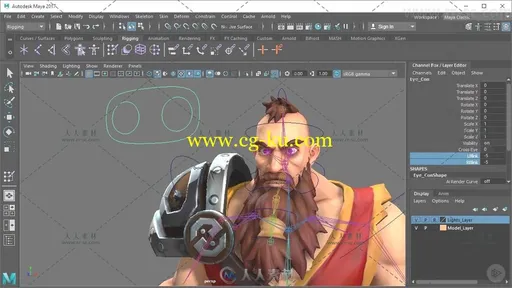 Maya游戏角色制作基础核心训练视频教程 PLURALSIGHT GAME CHARACTER RIGGING FUNDA的图片9