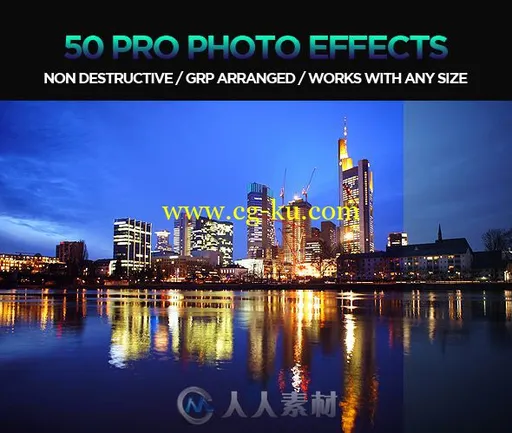 50款专业高品质艺术特效PS动作的图片1
