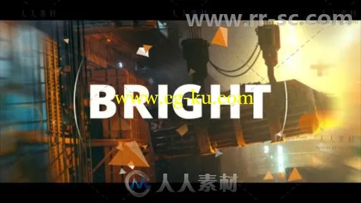 创意动感图形展示照片视差幻灯片相册动画AE模板 Videohive Dynamic Opener 20267543的图片1