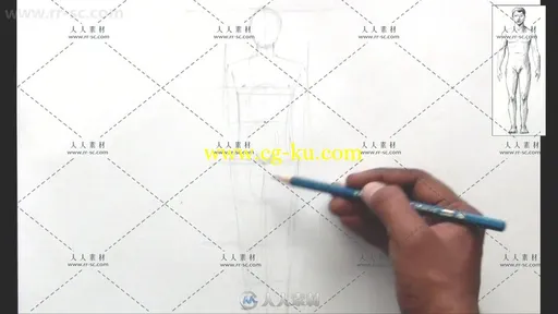 男性女性人体结构素描剖析视频教程 UDEMY EASY STEPS TO FIGURE DRAWING ANATOMY O的图片2