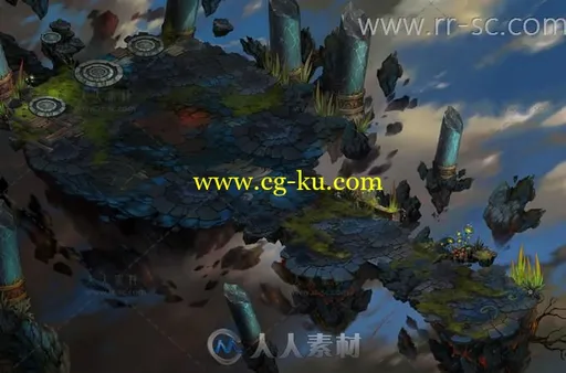 2D游戏场景背景建筑高清素材的图片1