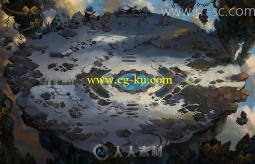 2D游戏场景背景建筑高清素材的图片3
