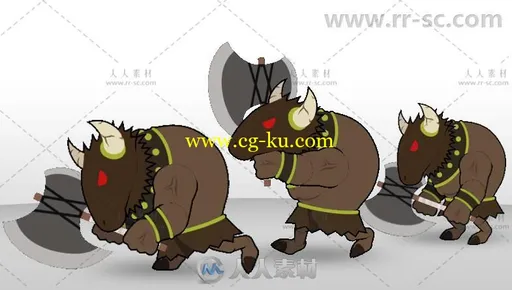 2.5D怪物包角色3D模型Unity游戏素材资源的图片3