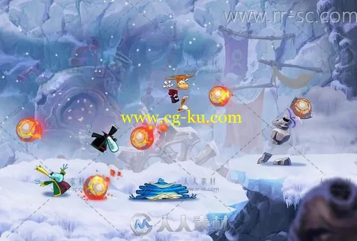 《雷曼传奇 Rayman Legends》游戏场景设计的图片2