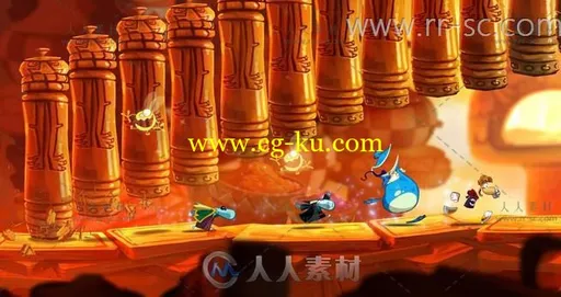 《雷曼传奇 Rayman Legends》游戏场景设计的图片3