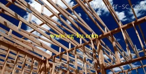 现代木材搭建高清实拍视频素材的图片1
