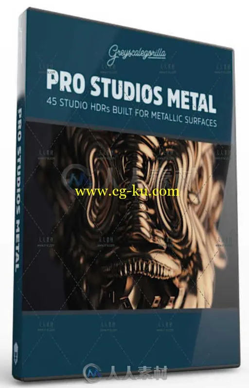 40组高分辨率金属HDRI材质合辑 GSG GreyscaleGorilla HDRI Pro Studios METAL的图片1