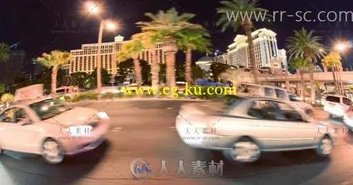 夜晚极速城市高清动态视频素材的图片3