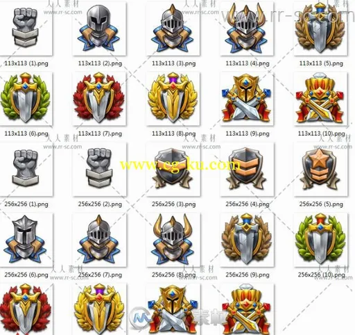 Castle Clash《城堡争霸》UI及游戏素材资源的图片1