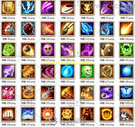 Castle Clash《城堡争霸》UI及游戏素材资源的图片2