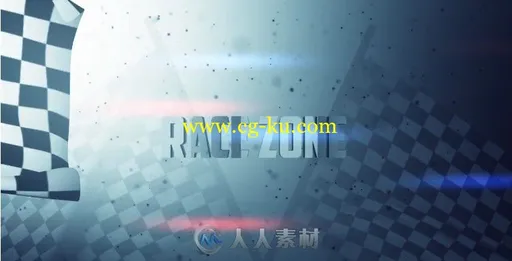 炫酷体育赛区标题设计展示幻灯片AE模板 Race Zone Title Design的图片1