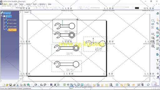 CATIA V5创建配置基础训练视频教程 PLURALSIGHT CATIA V5 ESSENTIALS WORKING WITH的图片3