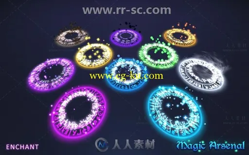 魔法武器粒子魔术粒子系统Unity游戏素材资源的图片13