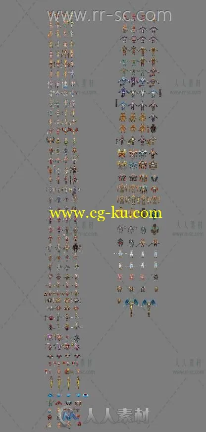 韩国精品Q版手游《别闹怪兽》全套角色3D模型集合的图片12