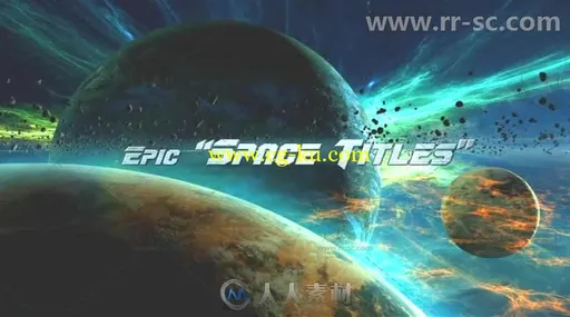 史诗大气震撼宇宙行星穿梭影视标题展示幻灯片AE模板Videohive Epic Space Titles的图片2