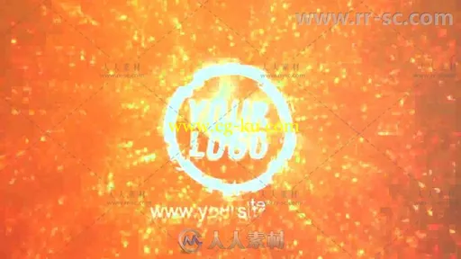 炫酷火焰粒子爆发电影标志展示Logo演绎AE模板 Action Logo的图片2