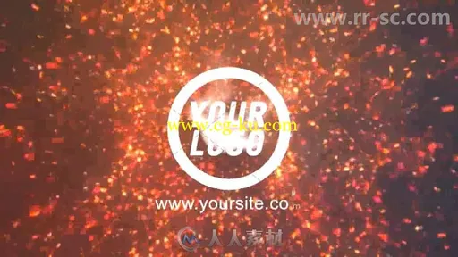 炫酷火焰粒子爆发电影标志展示Logo演绎AE模板 Action Logo的图片3