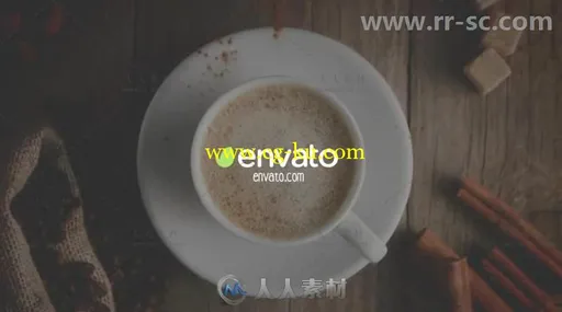 创意咖啡展示标题动画片头AE模板 Videohive Coffee Opener 19573835的图片3