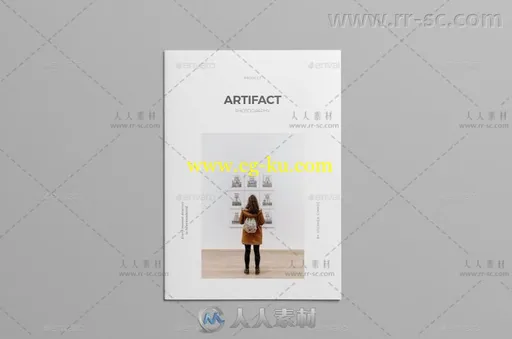 创意多用途艺术杂志indesign排版模板的图片8