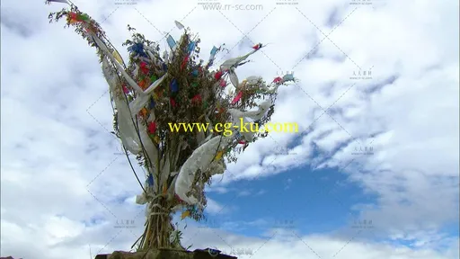 中国西藏望果节仪式民俗风情实拍视频素材的图片1